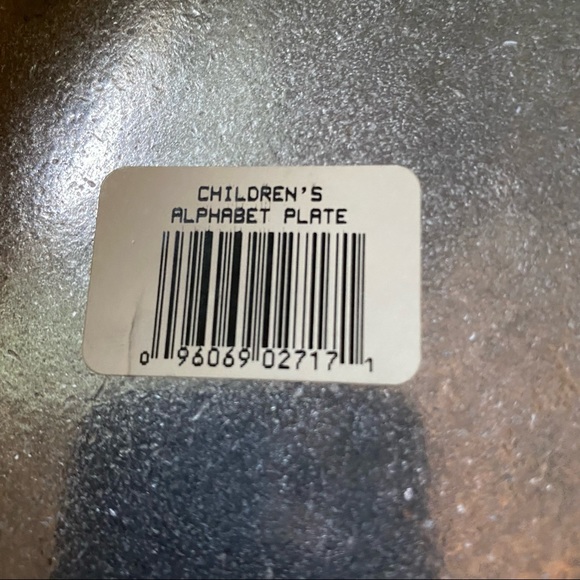 Vintage Carson Pewter Alphabet & Numbers ABC123 Plates Set of 2 - Picture 4 of 5